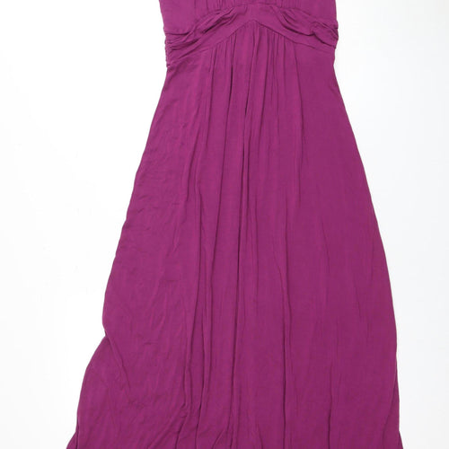 Jane Ashley Women's Purple Long Knit Dress Size 12