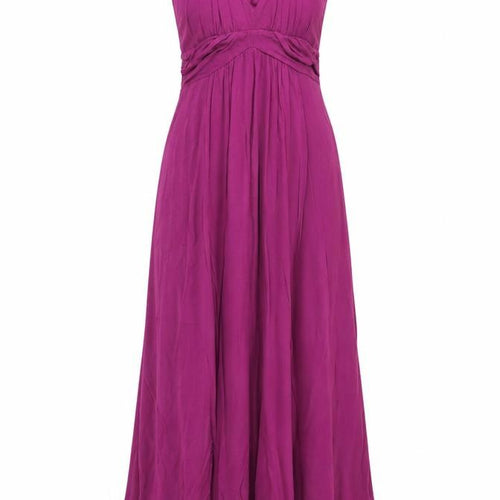 Jane Ashley Women's Purple Long Knit Dress Size 12