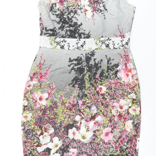 Frank Lyman Women's Multicoloured Sheath Dress 10