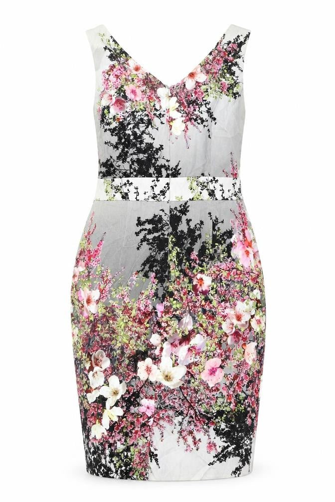Front view of Frank Lyman Women's Multicoloured Sheath Dress 10