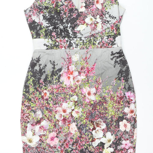 Frank Lyman Women's Multicoloured Sheath Dress 10