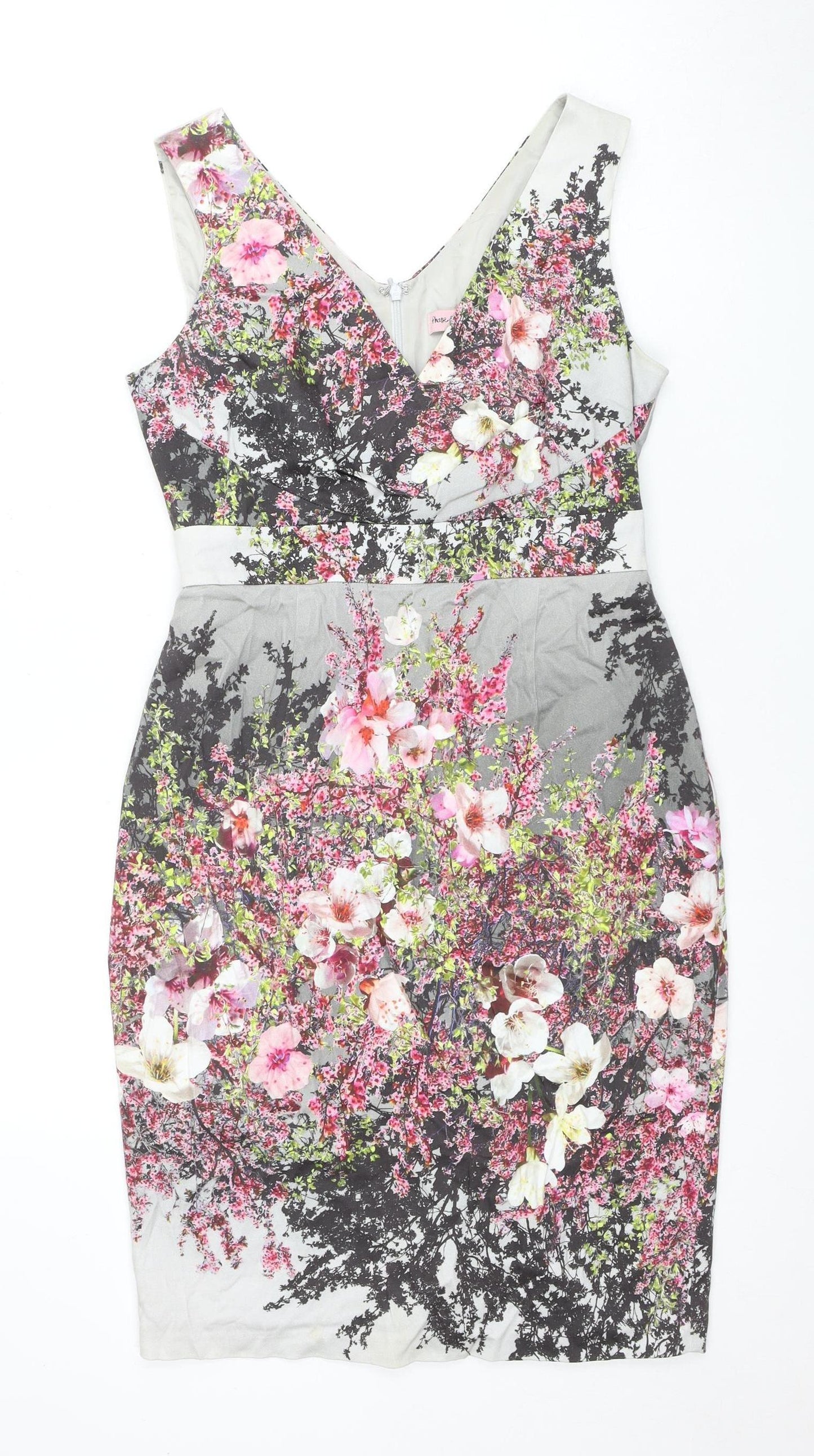 Frank Lyman Women's Multicoloured Sheath Dress 10