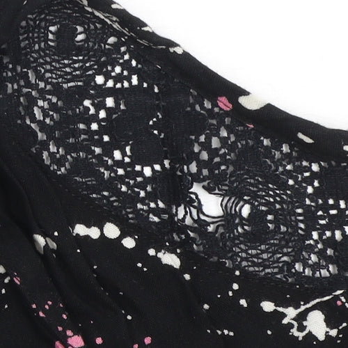 Superdry Women's Black Lace Jumpsuit M