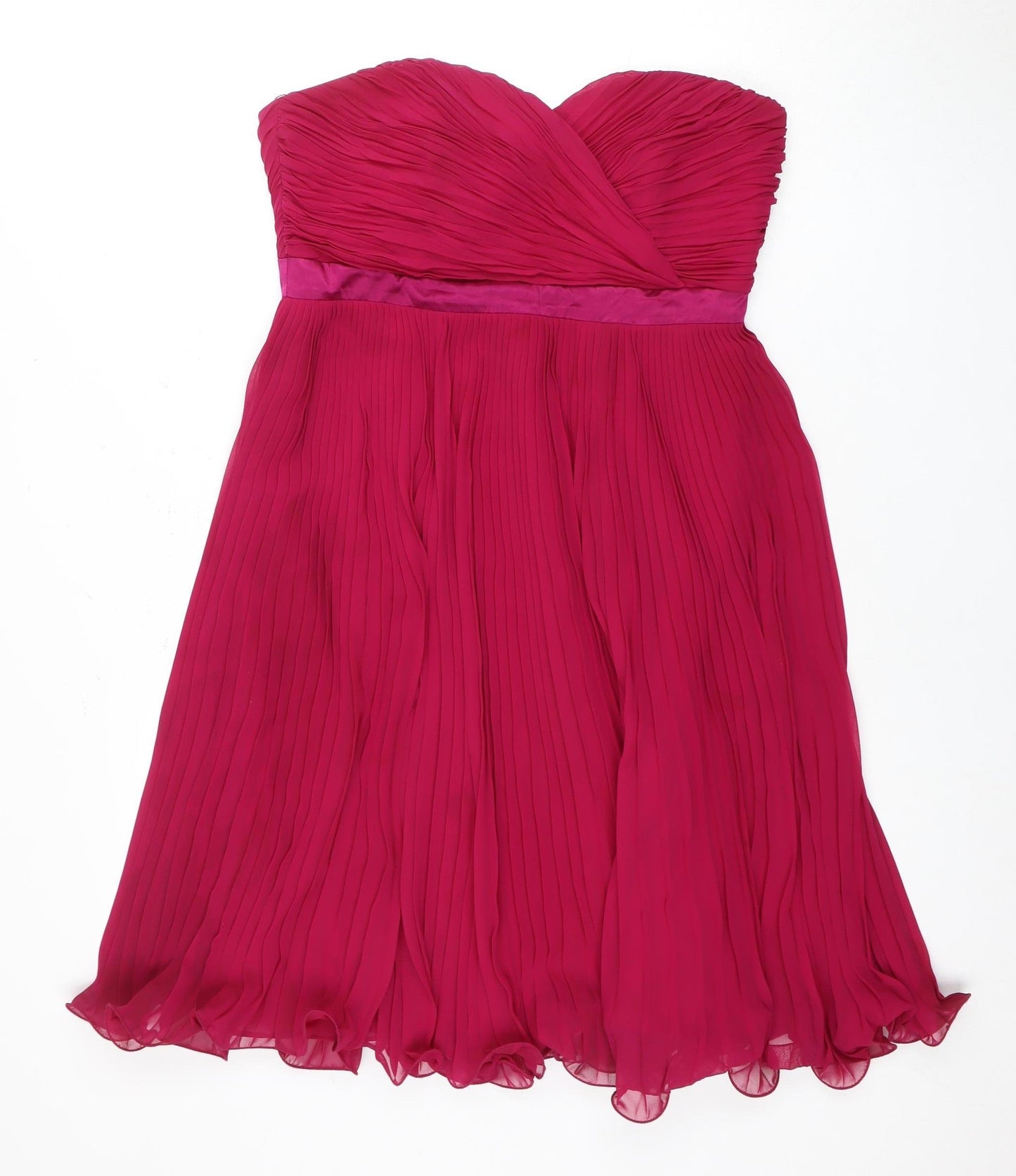 Coast Women’s Pink Strapless Dress, Size 14