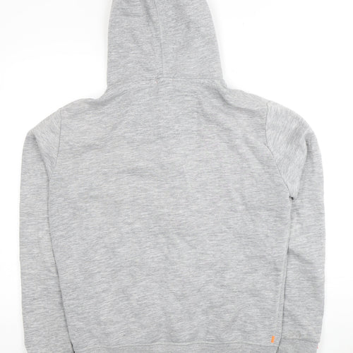 Superdry Men's Grey Full Zip Hoodie Size L