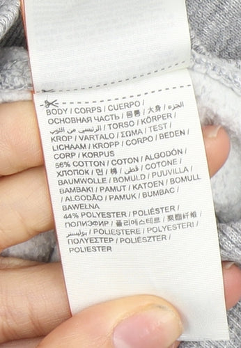 Superdry Men's Grey Full Zip Hoodie Size L