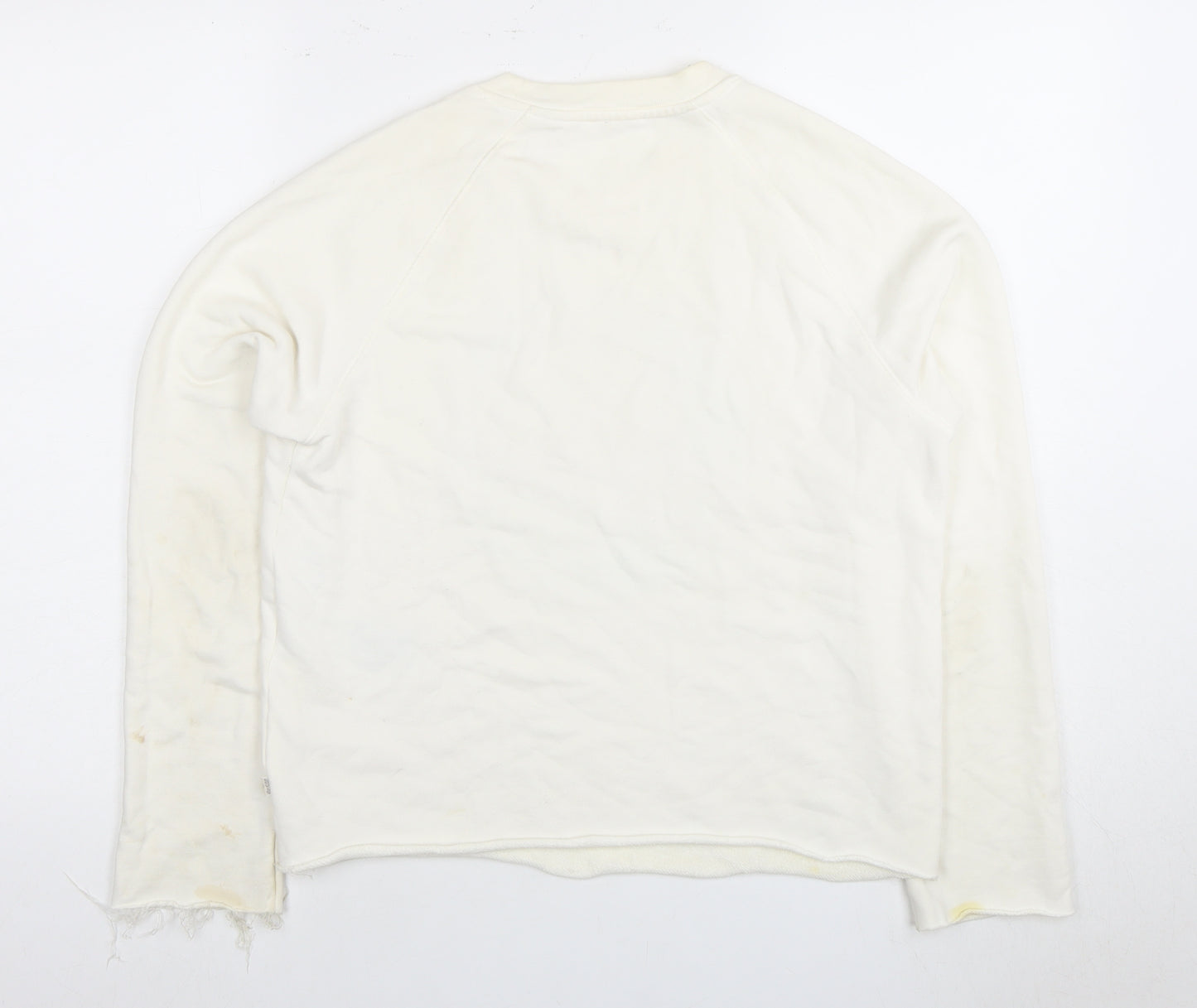 Levi Strauss Women's Ivory Pullover Sweatshirt, Medium