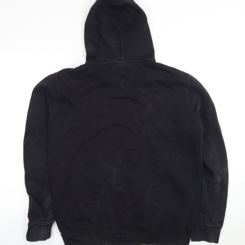 Champion Men's Black Full Zip Large Hoodie with Logo