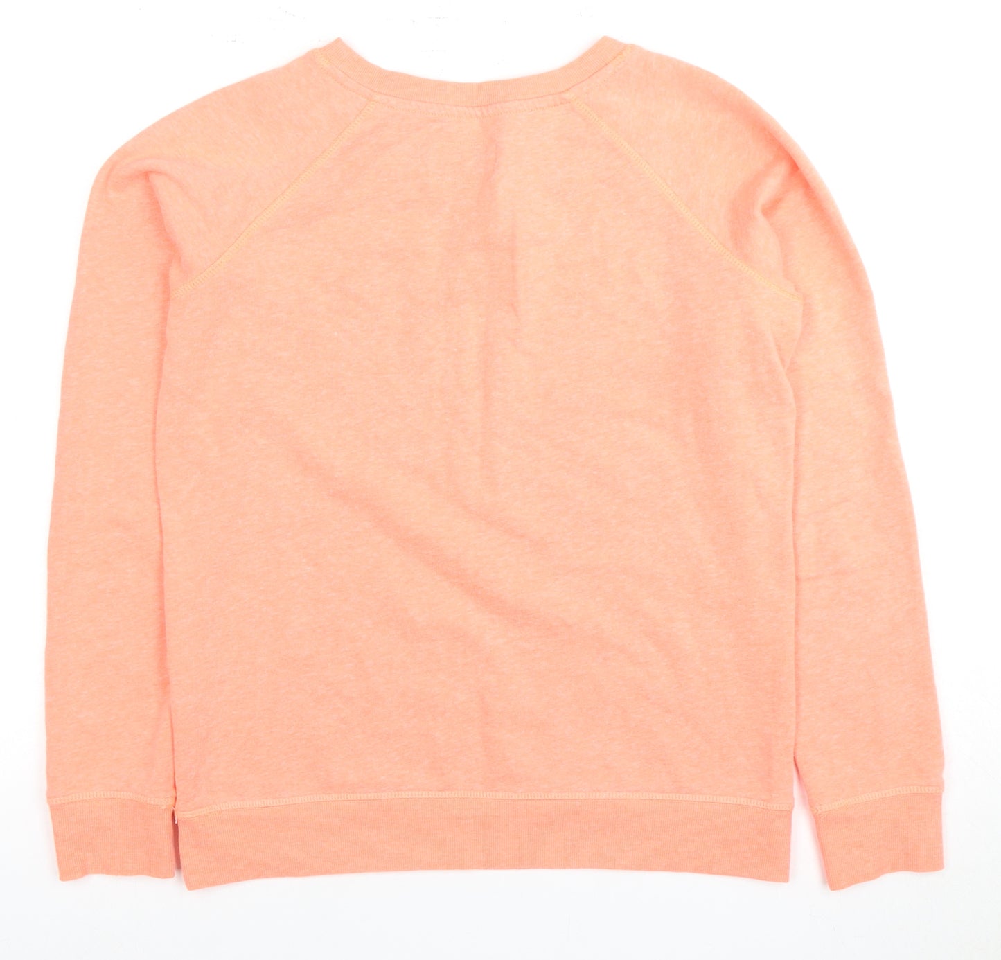 American Eagle Womens Orange Logo Pullover Crew Neck Sweatshirt
