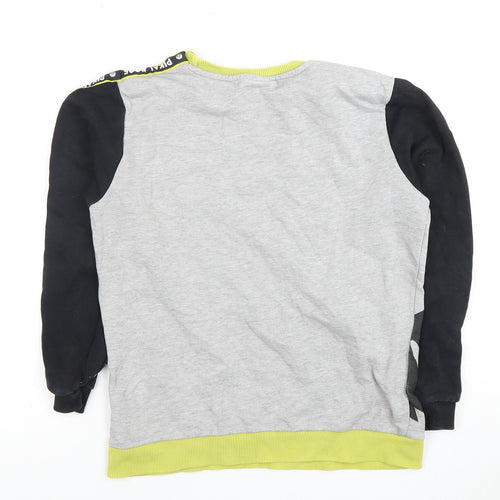 Boys Grey Pokemon Hoodie 11-12 Years - Graphic Pullover
