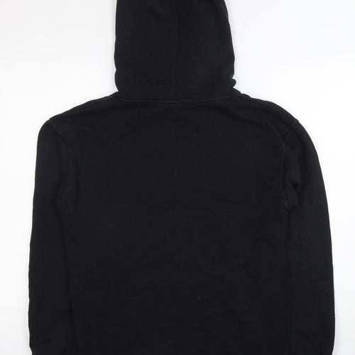 UNK Men's Black Pullover Hoodie S - Basketball Graphic