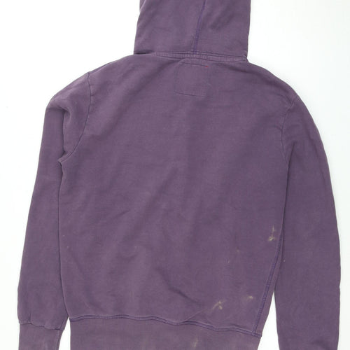 Superdry Men's Purple Pullover Hoodie, L, Racing Style