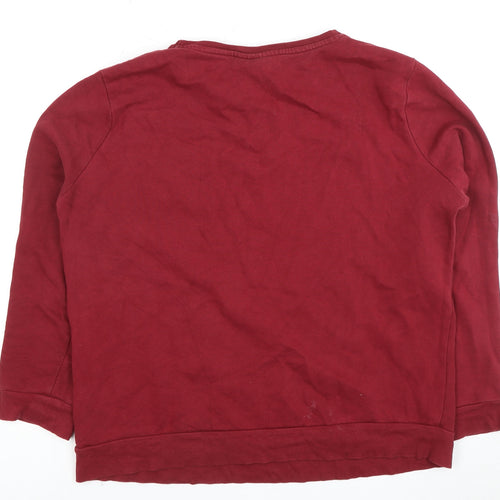 Disney Women’s Red Pullover Sweatshirt Size 14