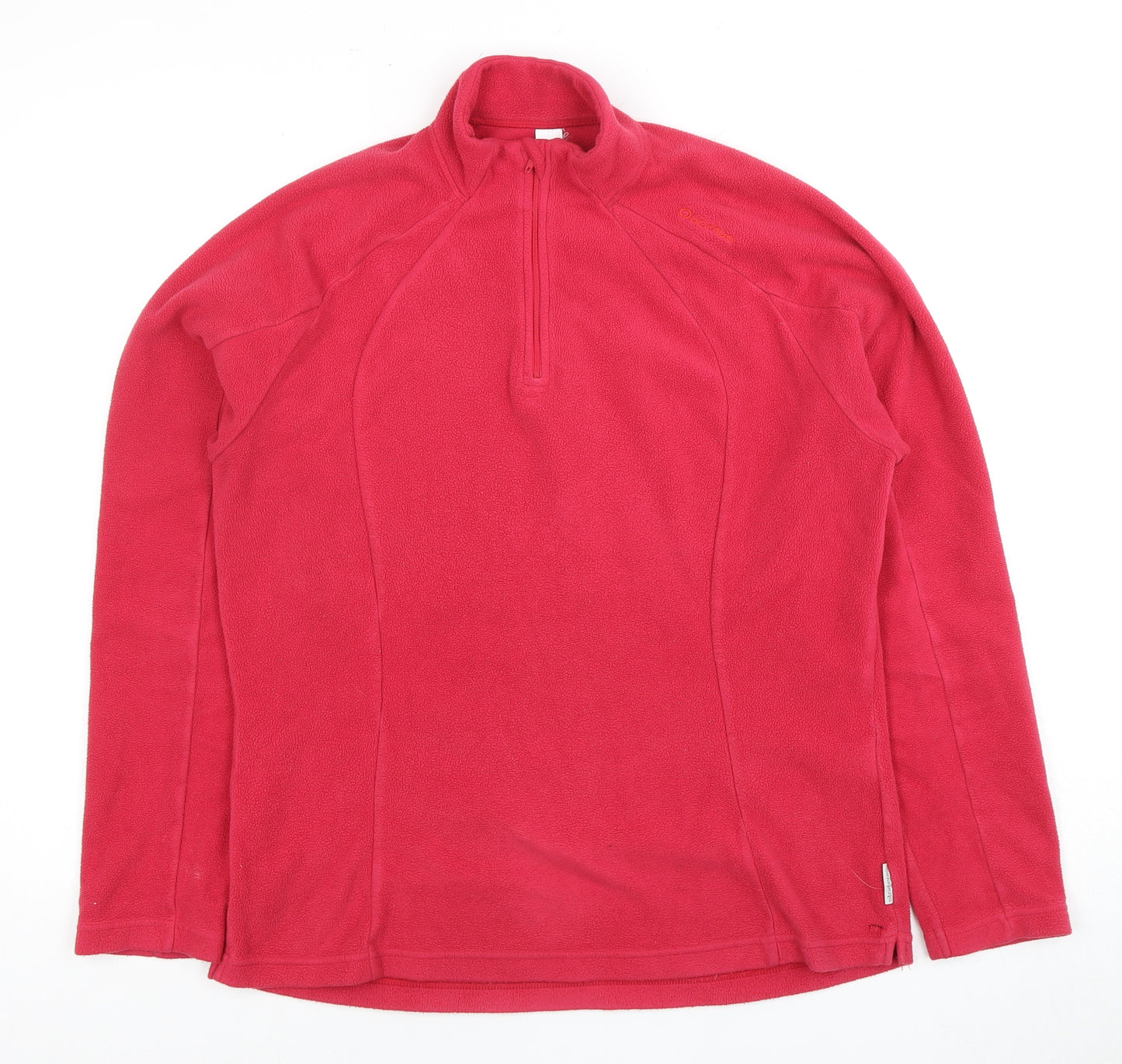 Columbia Red Unisex Fleece Pullover Sweatshirt Size 16
