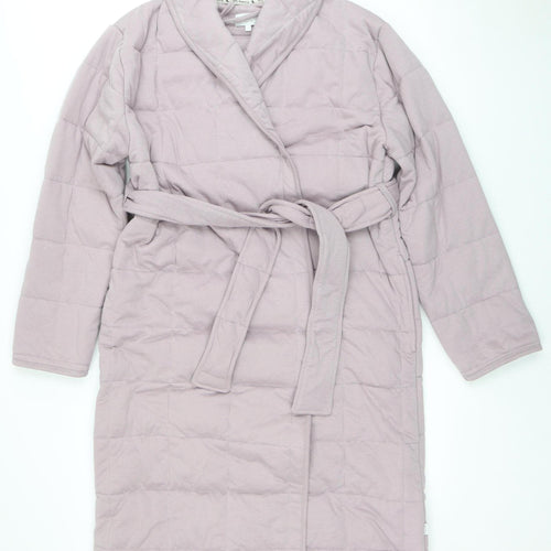 FatFace Women's Purple Quilted Coat Small