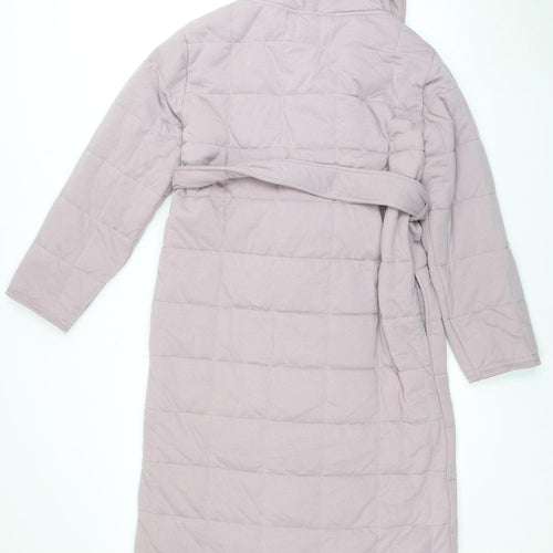 FatFace Women's Purple Quilted Coat Small