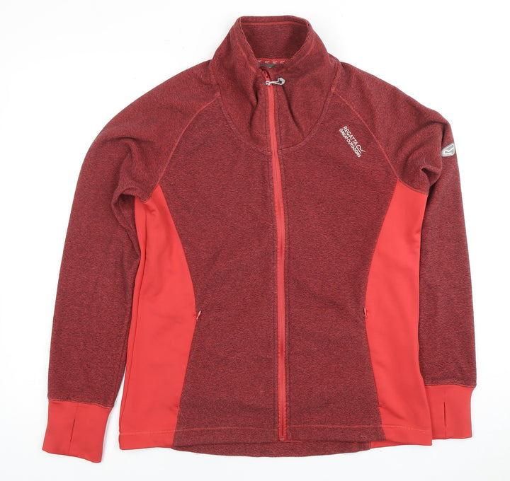 Regatta Women's Red Zip Basic Jacket Size 14
