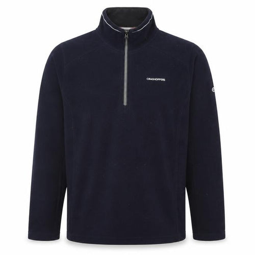 Craghoppers Men's Blue 1/4 Zip Fleece Sweatshirt M