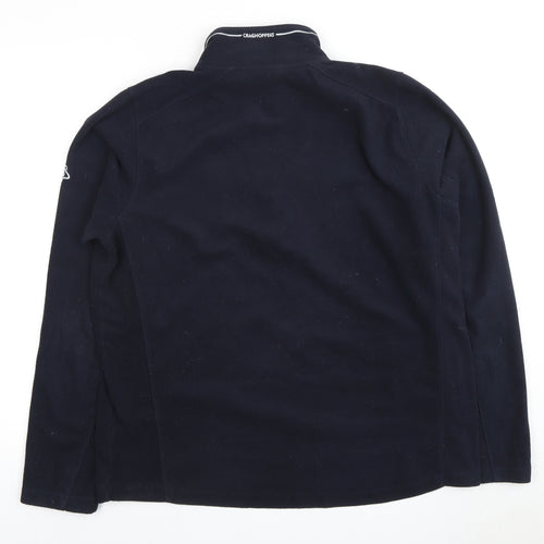 Craghoppers Men's Blue 1/4 Zip Fleece Sweatshirt M