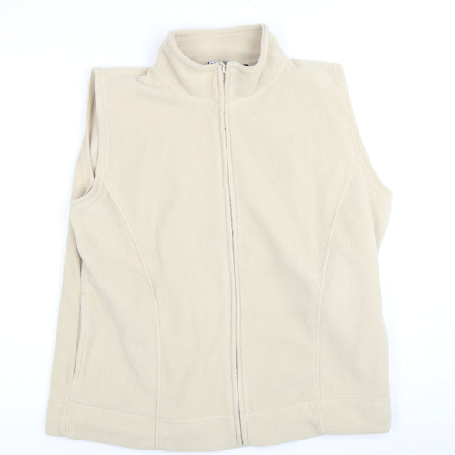 Lyle Beige Fleece Waistcoat, Size L, Unisex, Casual