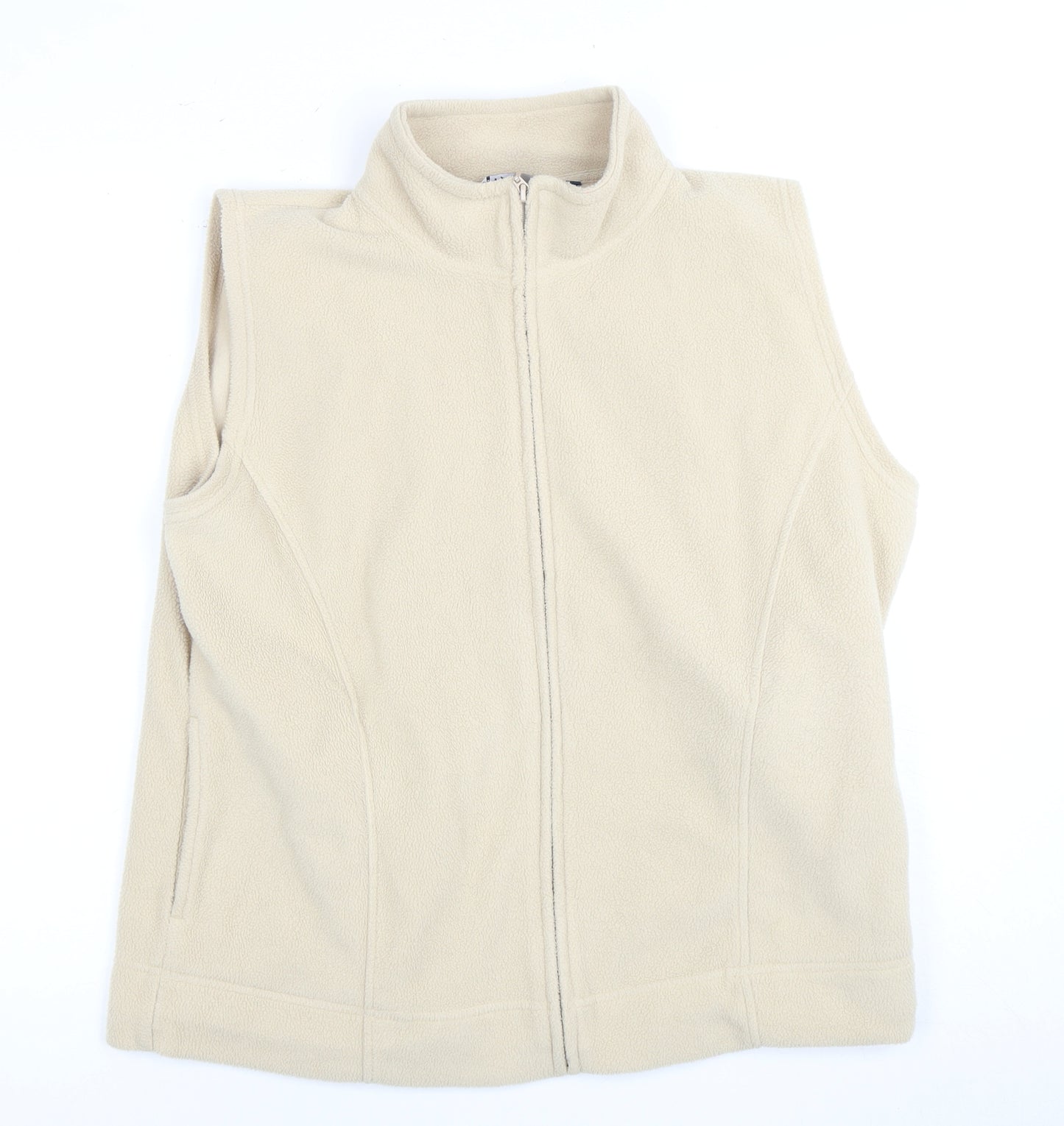 Lyle Beige Fleece Waistcoat, Size L, Unisex, Casual