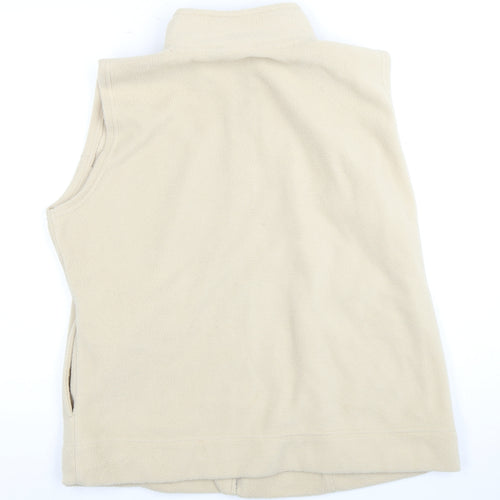 Lyle Beige Fleece Waistcoat, Size L, Unisex, Casual