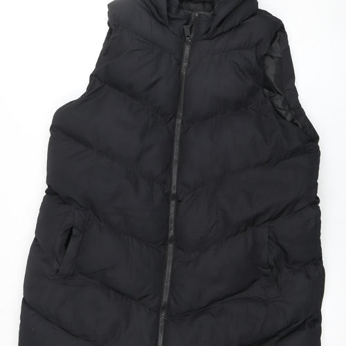 French Connection Women's Black Puffer Jacket L