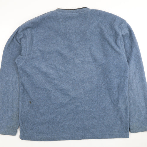 Gap Men's Blue XL Pullover Sweatshirt V-Neck