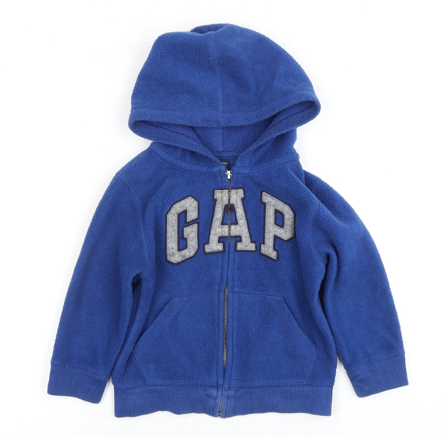 GAP Boys Blue Fleece Hoodie Jacket 3 Years
