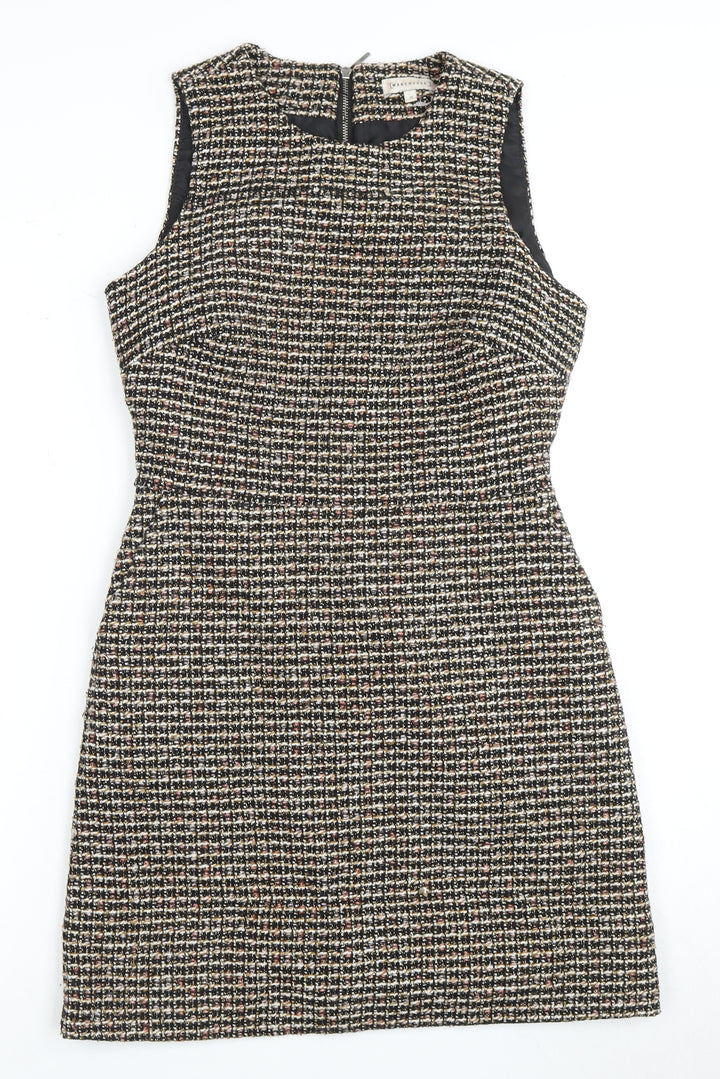 Warehouse Women's Multicoloured Check Pencil Dress