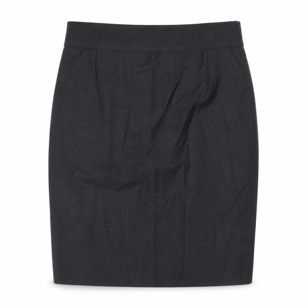 Front view of TM Lewin Women's Black Pencil Skirt, size 12
