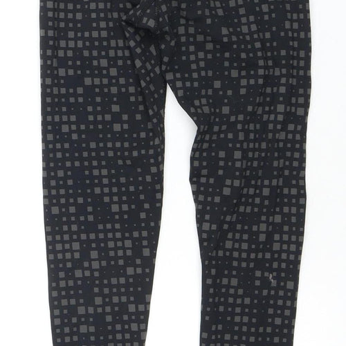 USA Pro Women's Black Geometric Leggings Size 6