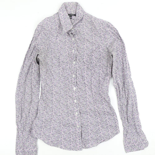 T.M. Lewin Women's Multicoloured Floral Button-Up Shirt