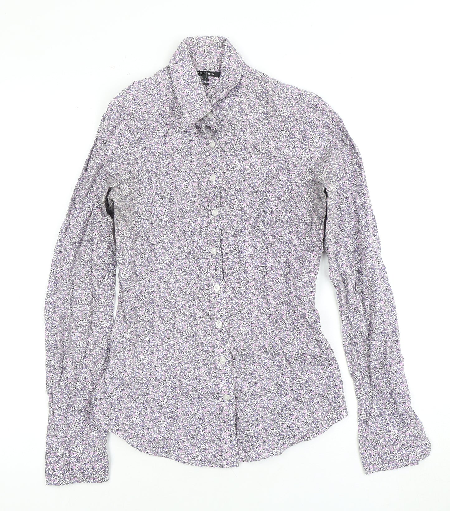 T.M. Lewin Women's Multicoloured Floral Button-Up Shirt