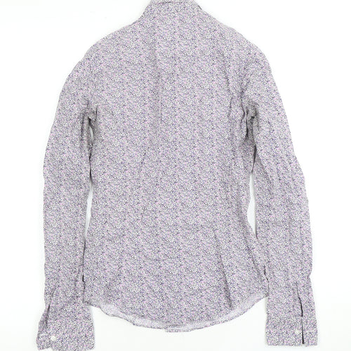 T.M. Lewin Women's Multicoloured Floral Button-Up Shirt