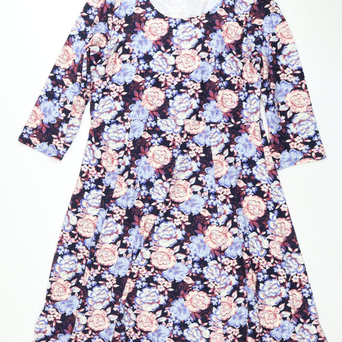 Cotton Traders Women's Floral Dress, Size 18, Multicoloured