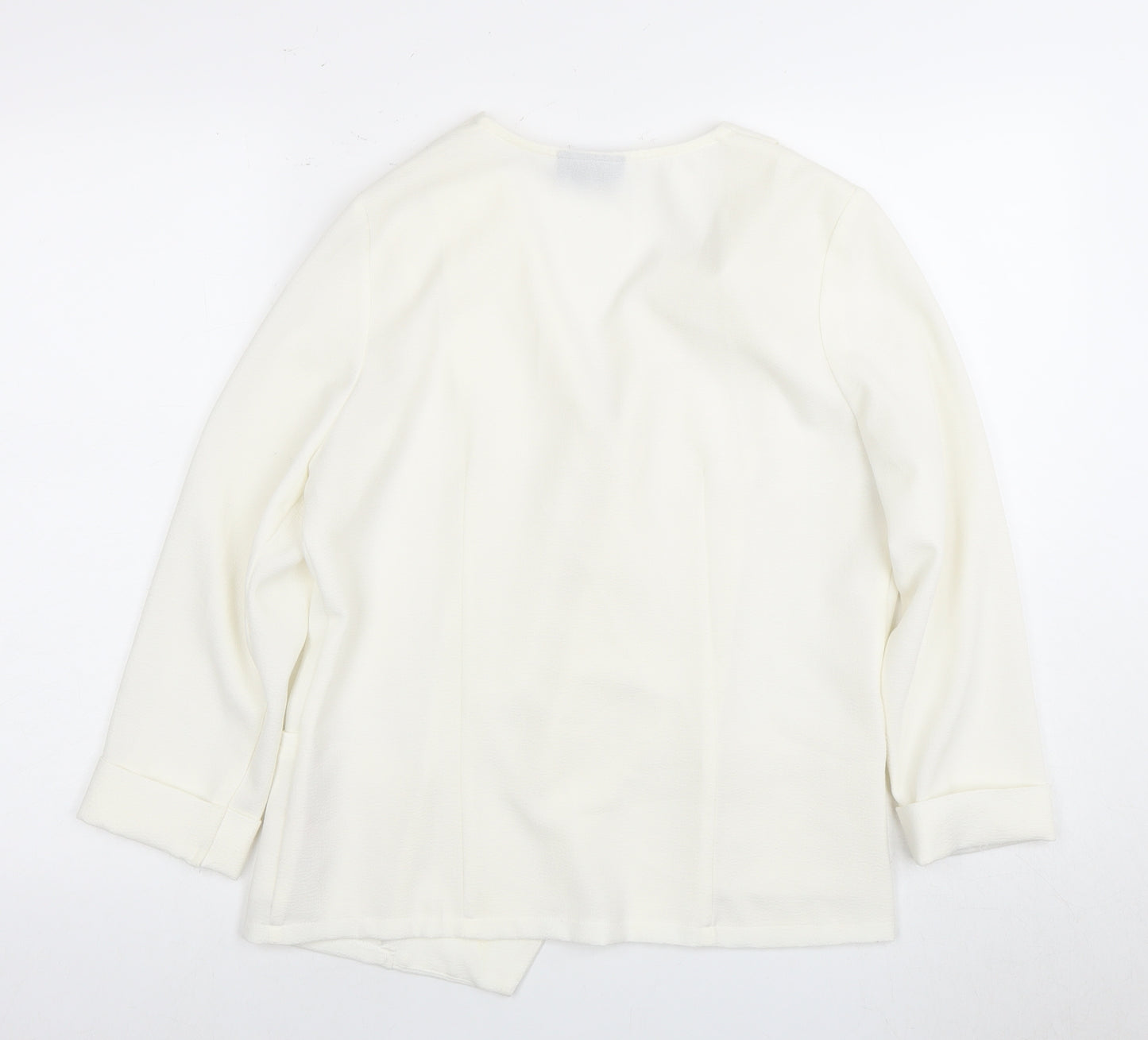 Wallis Women's White Blazer, Size M, Formal, Lined