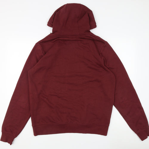 Alpine Pro Unisex Red Pullover Hoodie, Large