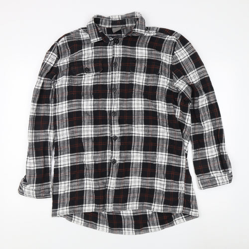 ASOS Women's Plaid Flannel Button-Up Shirt S
