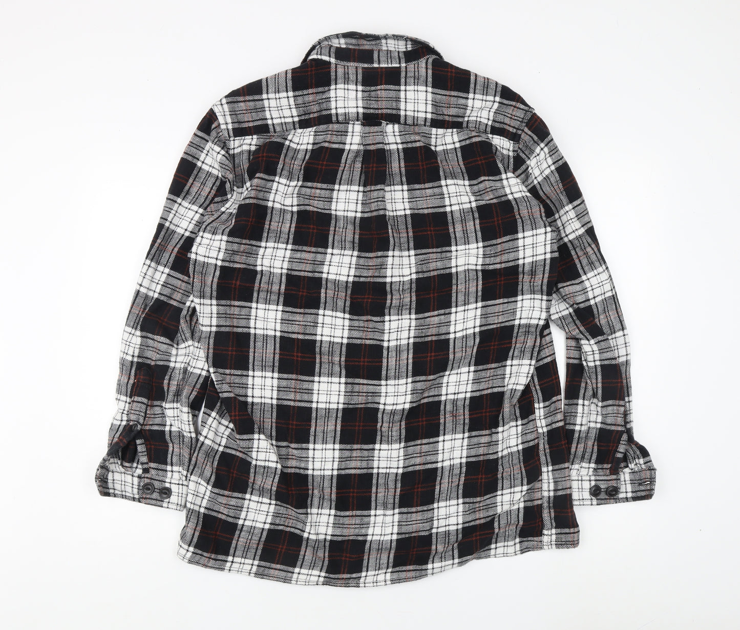ASOS Women's Plaid Flannel Button-Up Shirt S