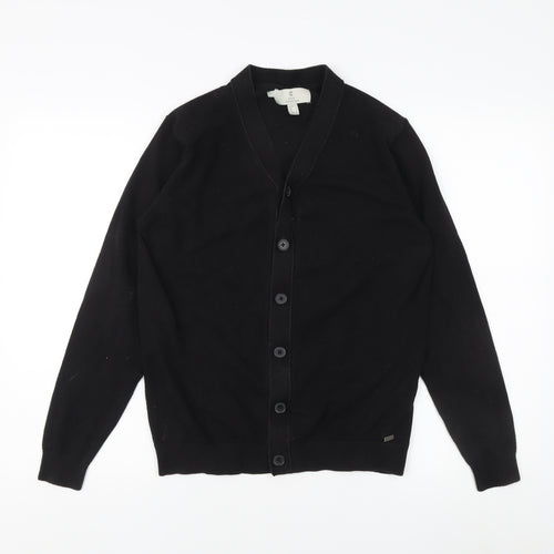2nd Chapter Black Cardigan, Unisex, S, Classic Style