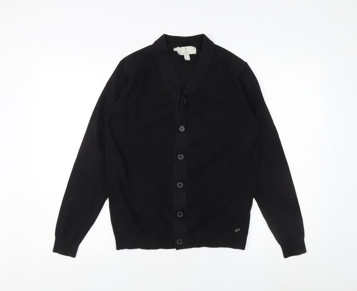 2nd Chapter Black Cardigan, Unisex, S, Classic Style