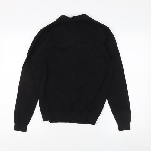 2nd Chapter Black Cardigan, Unisex, S, Classic Style