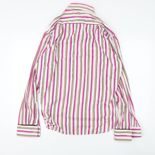 Jones Men's Multicoloured Striped Dress Shirt