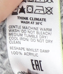 Marks & Spencer Men's Grey Cardigan, Size L, Knitwear