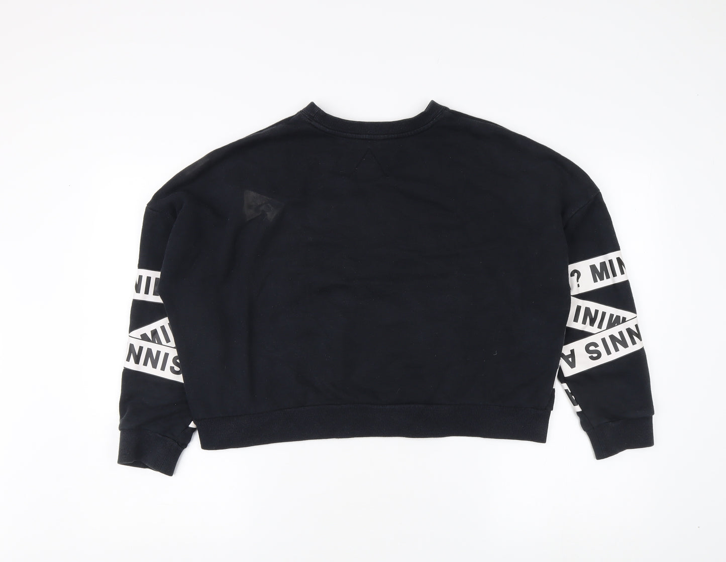 Mini Cream Women's Black Pullover Sweatshirt M