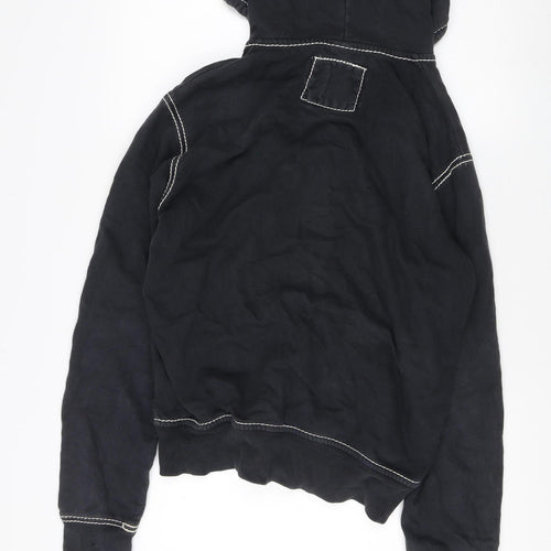 True Religion Men's Black Full Zip Hoodie M