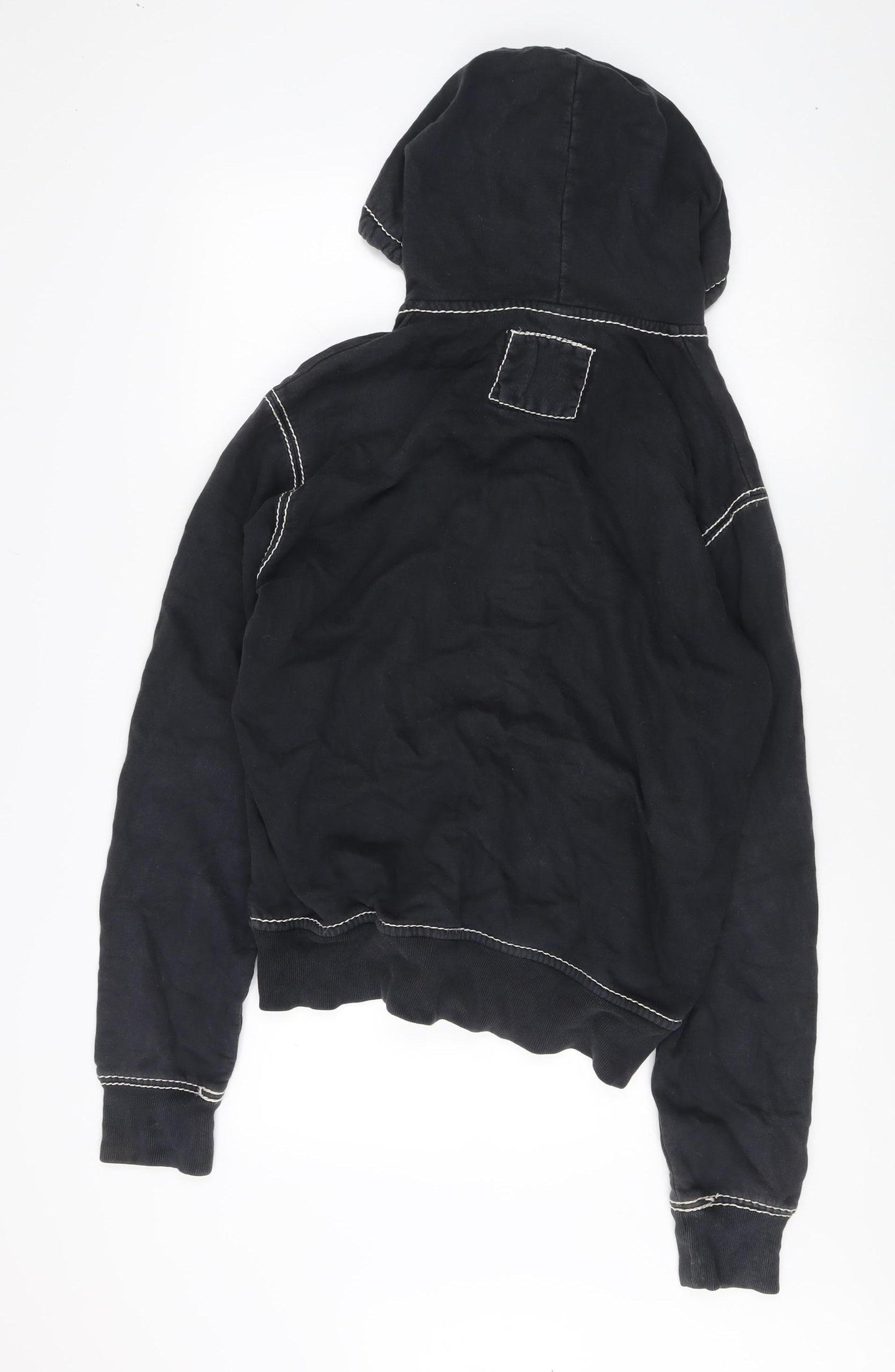 True Religion Men's Black Full Zip Hoodie M
