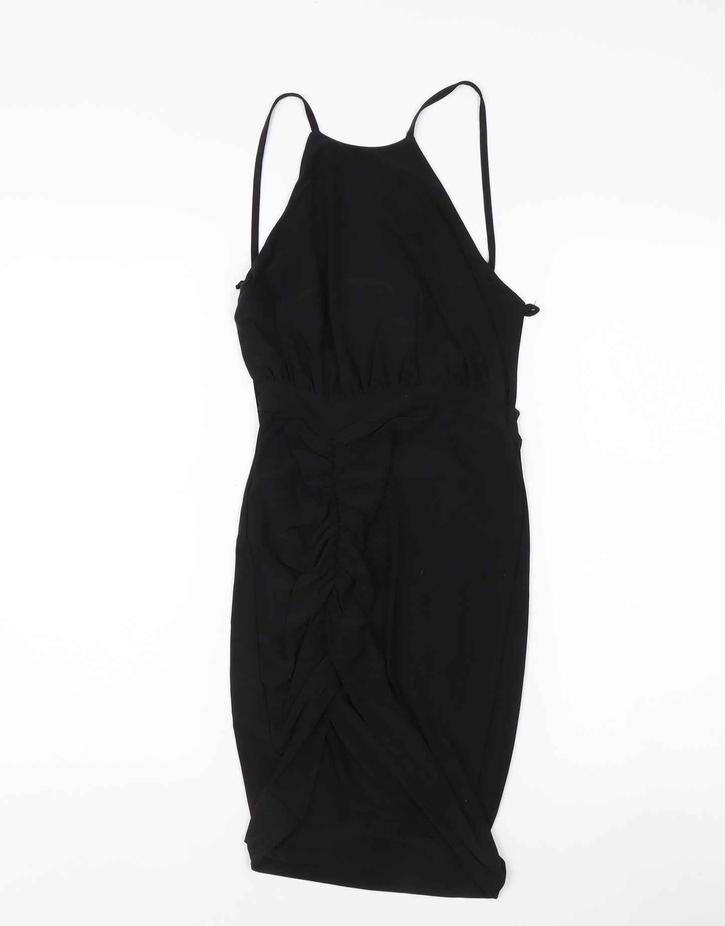 PrettyLittleThing Women's Black Bodycon Dress Size 10