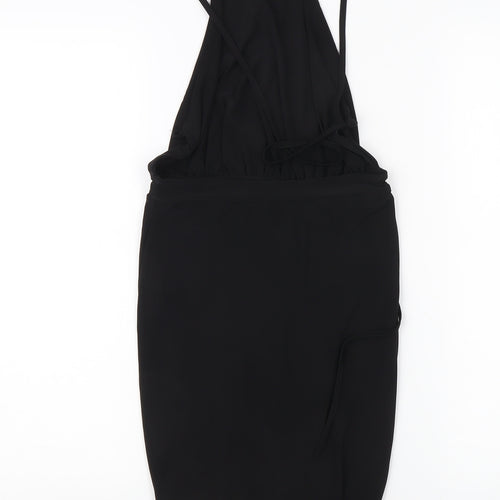 PrettyLittleThing Women's Black Bodycon Dress Size 10